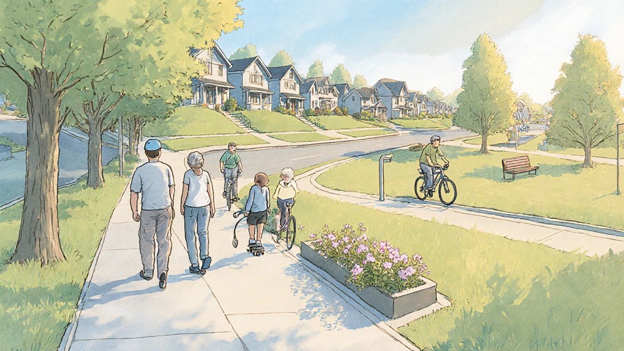 How Low Density Shapes Walkable, Bike‑Friendly Communities