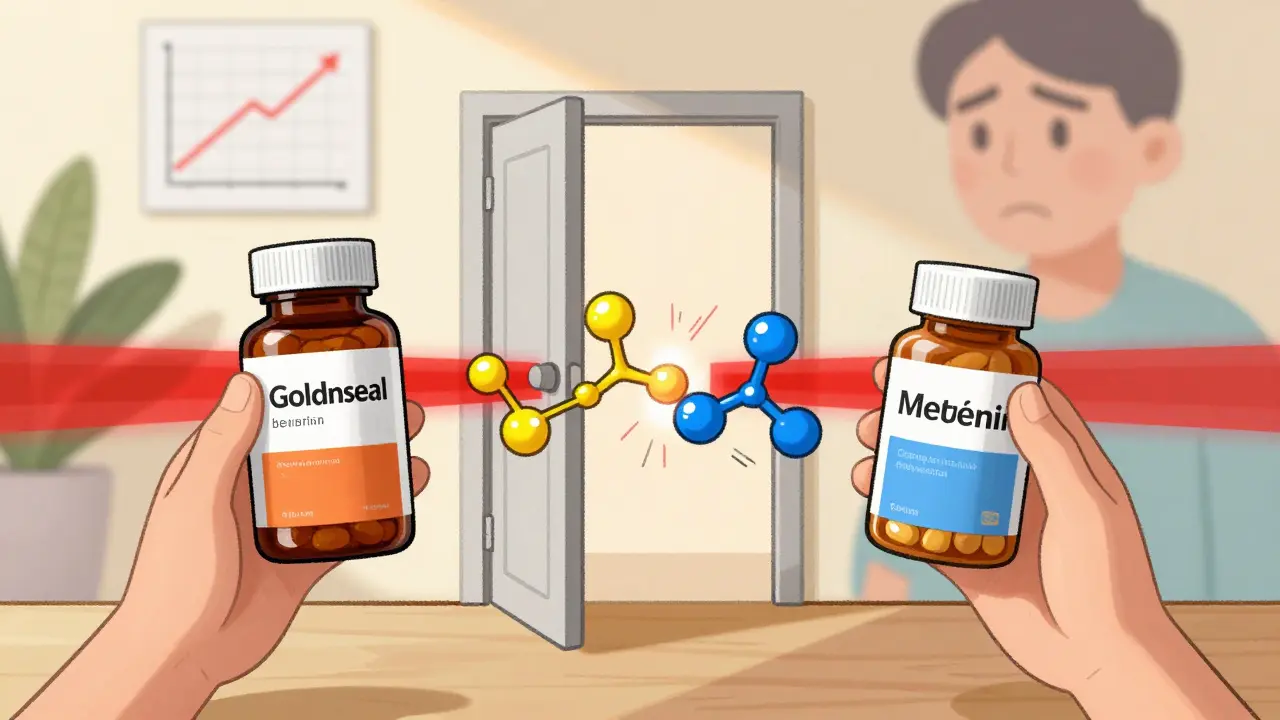 Goldenseal and Metformin Interaction Risks for Blood Sugar Control