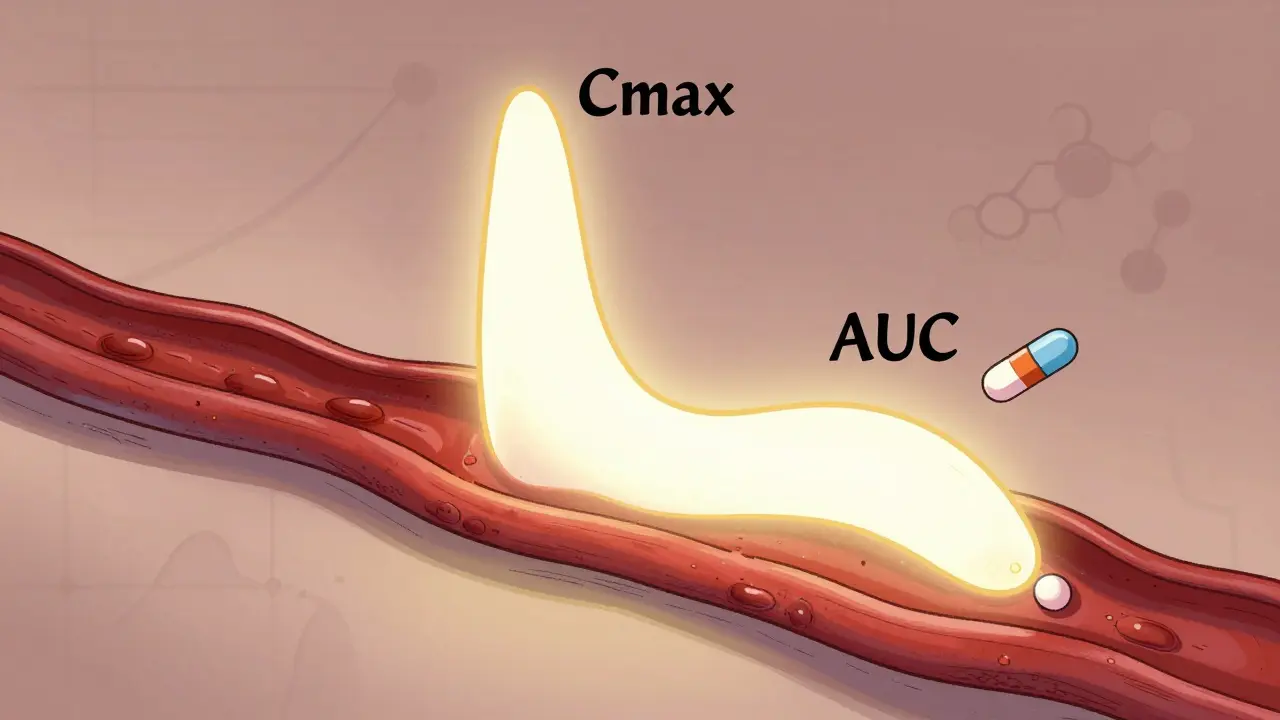 Cmax and AUC in Bioequivalence: Peak Concentration and Systemic Exposure Explained